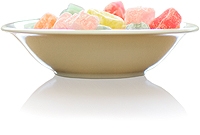 Bowl of jellybabies